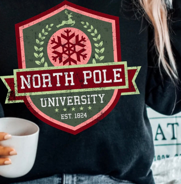 North Pole University Crewneck