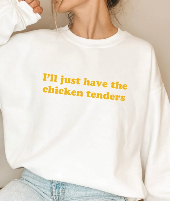 I'll just have the chicken nuggets crewneck