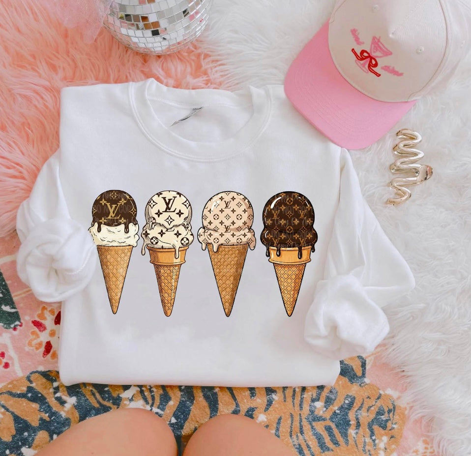 Luxury Ice Cream Crewneck