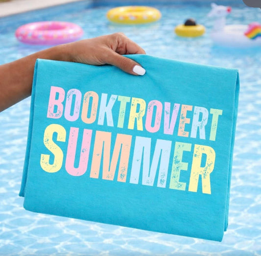 Booktrovert Summer Tee