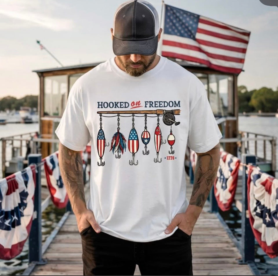 Hooked on Freedom Tee