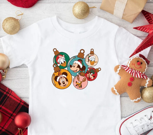 Mouse and Friends Ornaments Tee