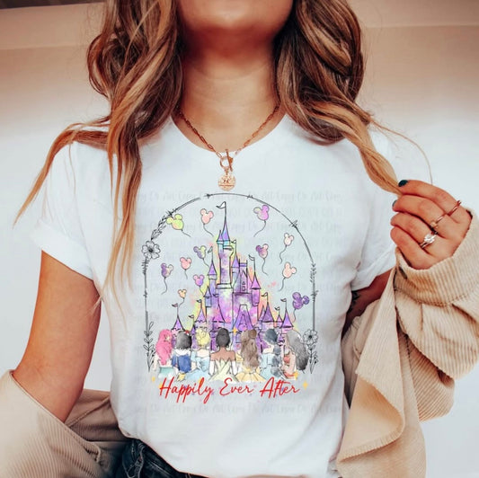 Happily Ever After Castle tee