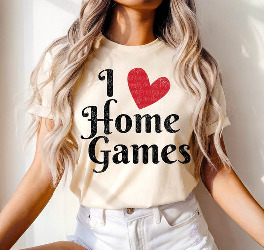 I Love Home Games Tee
