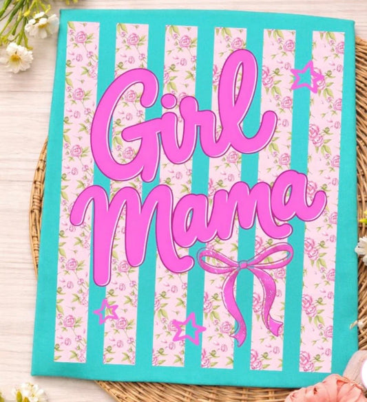 Girl Mama Striped Tee