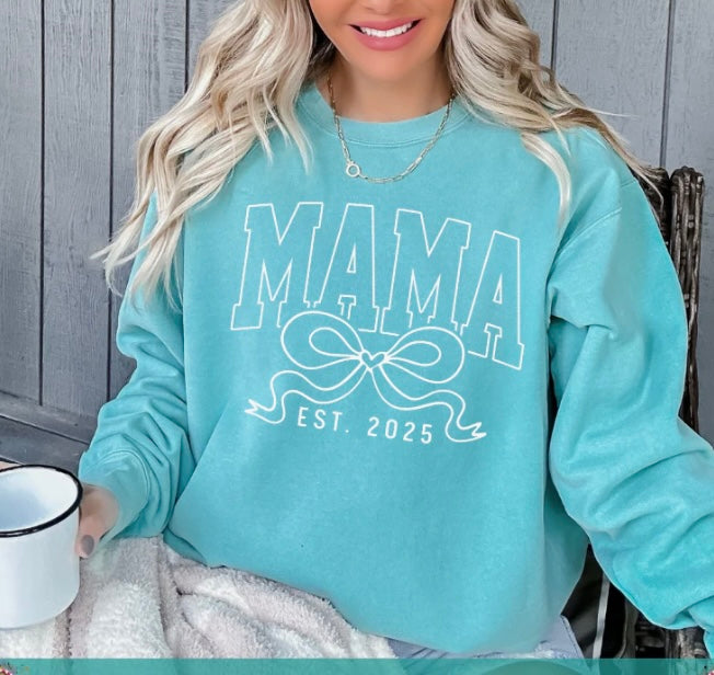 Mama Est. 2025 Crewneck