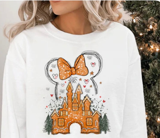 Gingerbread Castle crewneck