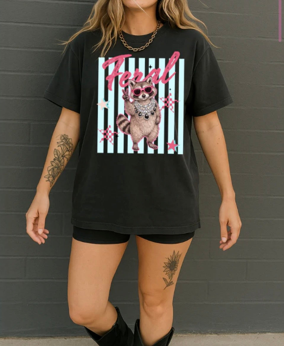 Feral Racoon Tee