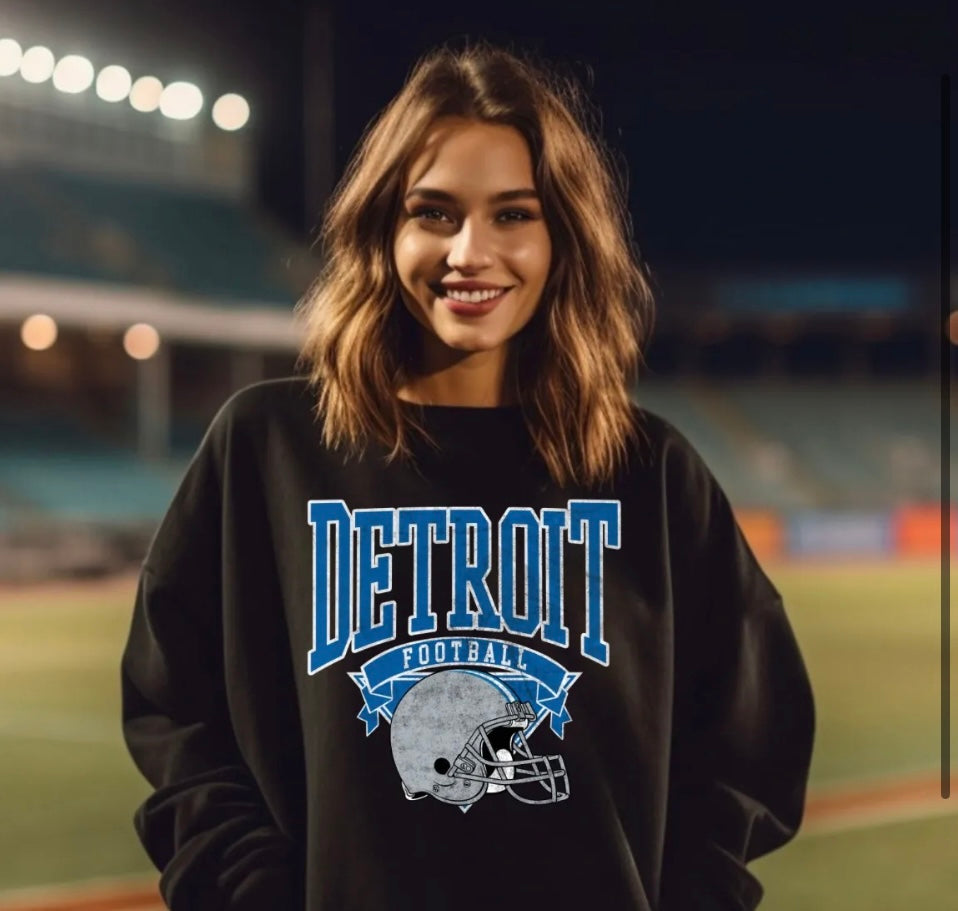 Detroit Football crewneck