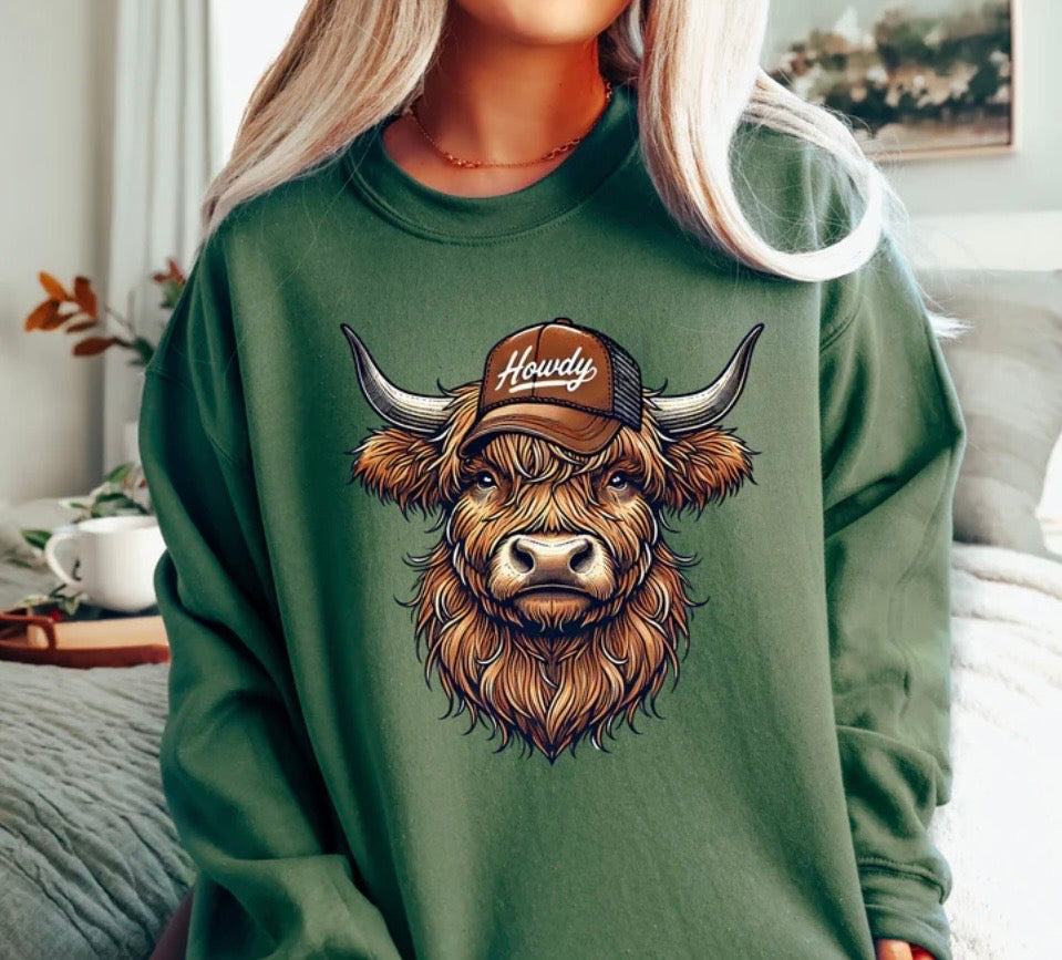 Howdy Hyland Crewneck