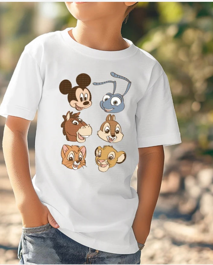 Mouse and Friends Kids Tee