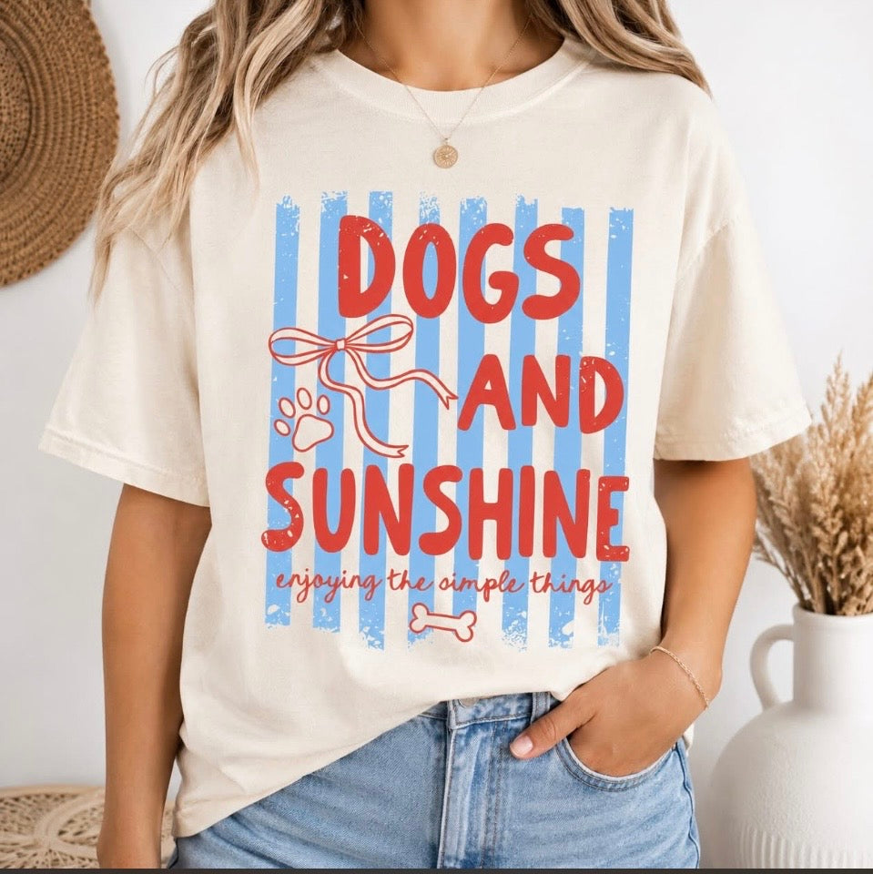 Dogs and sunshine Tee