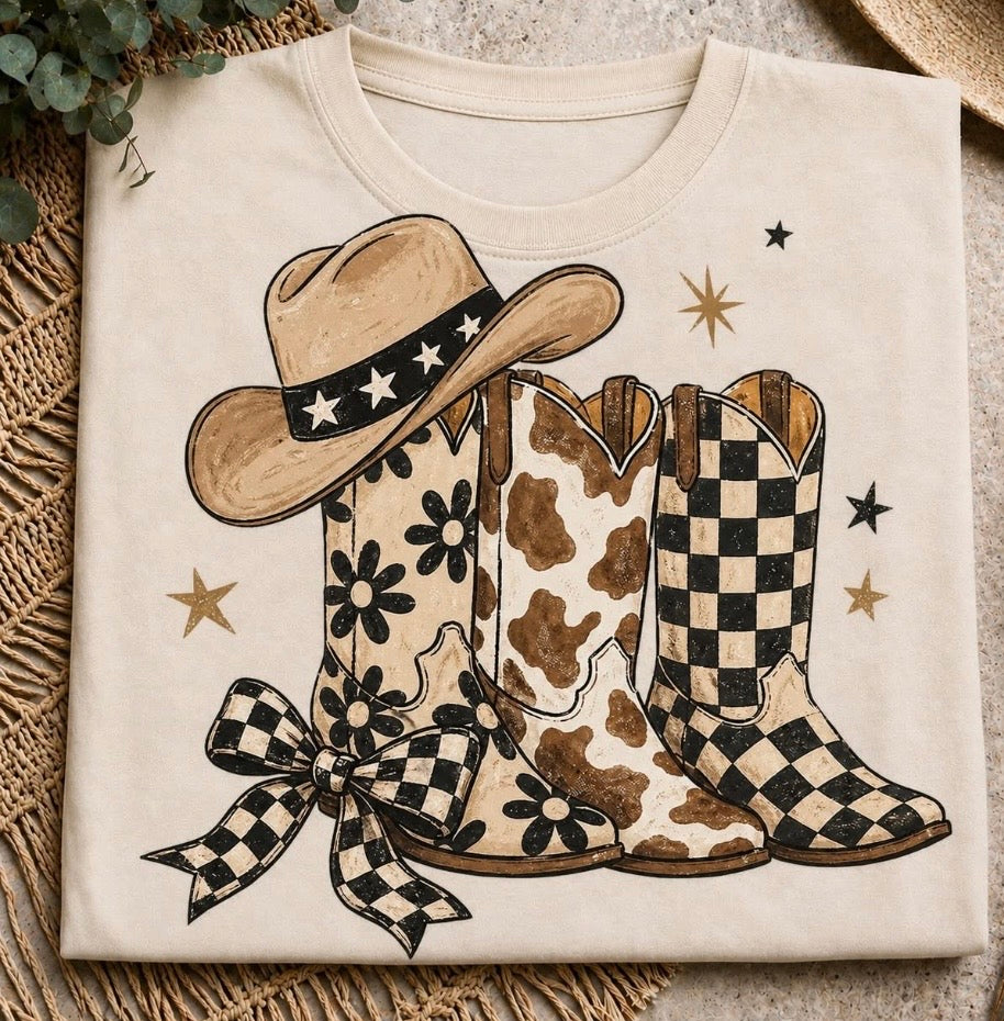 Cowboy Boots Tee