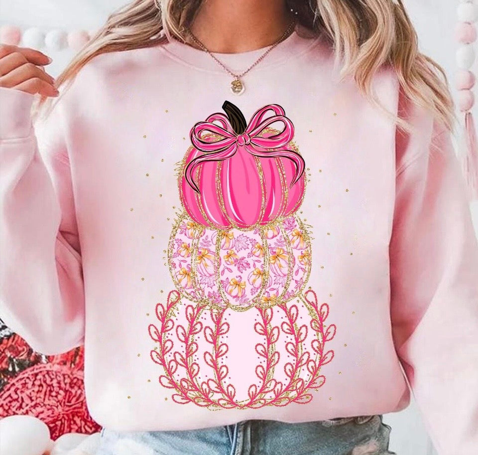 Pink Pumpkin Crewneck