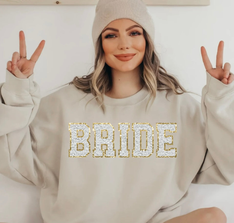 Bride faux Crewneck