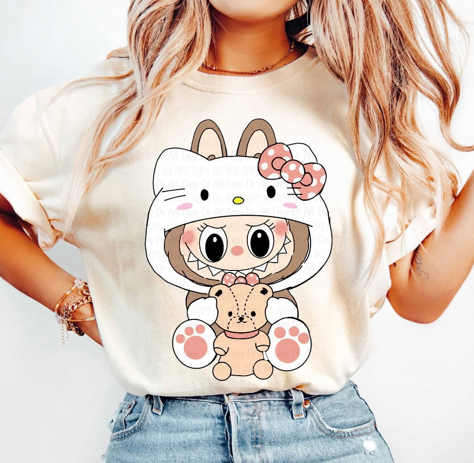 White Labubu HK