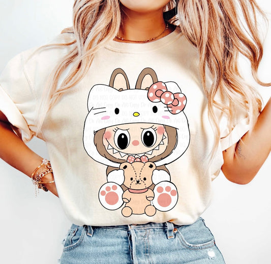 White Labubu HK