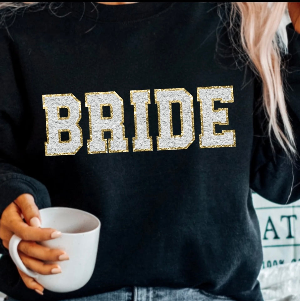 Bride faux Crewneck