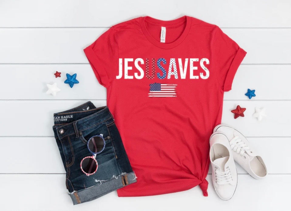 Jesus Saves Tee