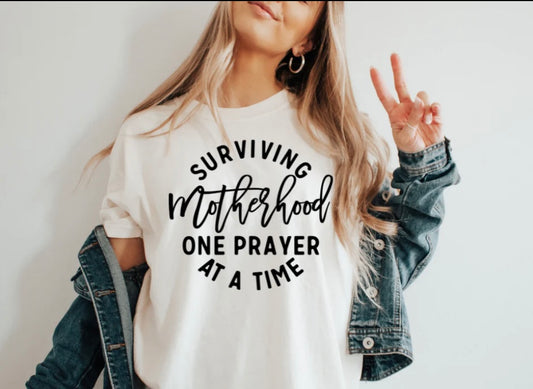 Surviving motherhood tee