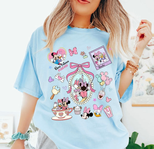 Minnie and friend magical things tee