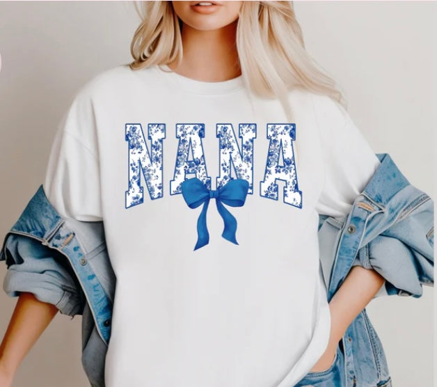 Floral Nana Tee