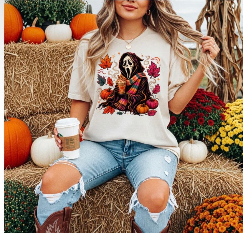 Scream Pumpkin Spice Tee