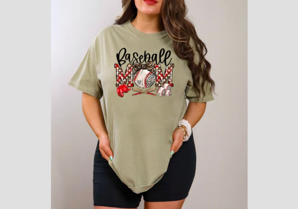 Baseball Mom tee