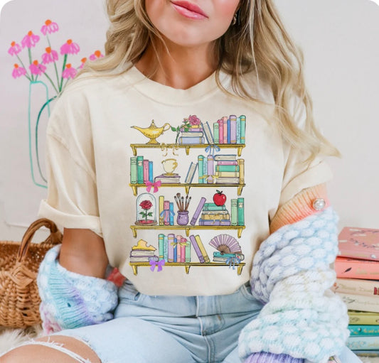 Princess Bookshelf Tee
