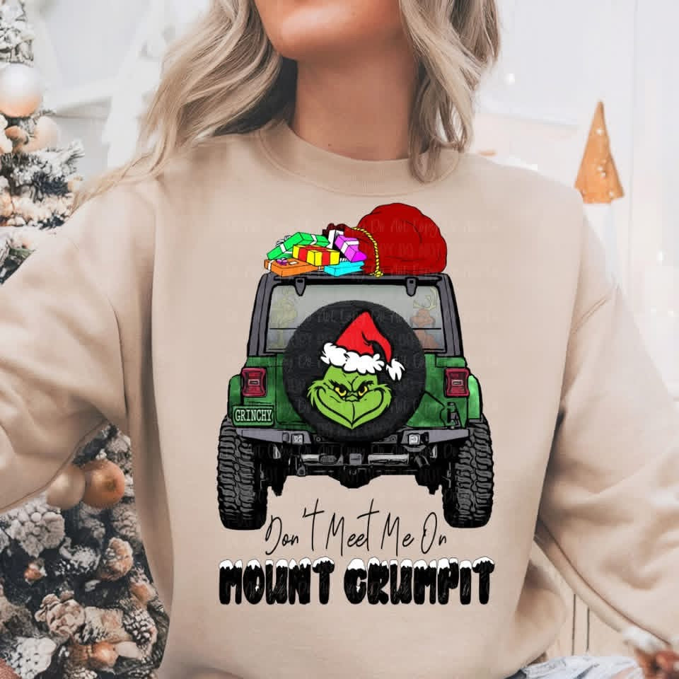 Jeep Green guy Crewneck