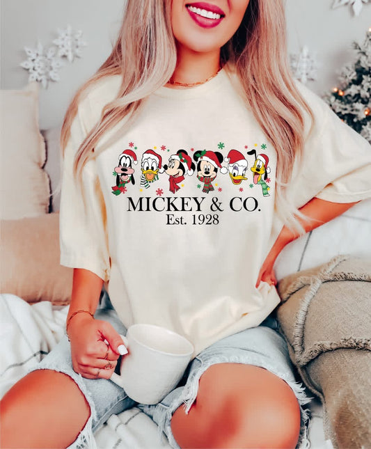 Christmas Mickey & Co Tee