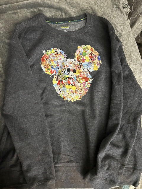 Mouse Head and Friends Crewneck