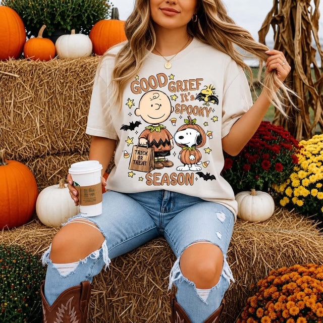 Good Grief it's Spooky Season Tee