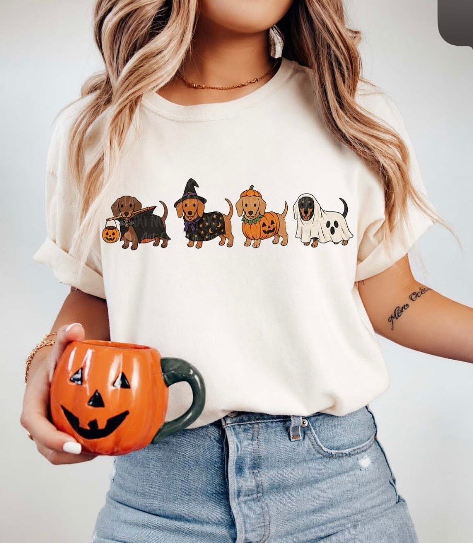 Halloween Ghost Dogs Tee