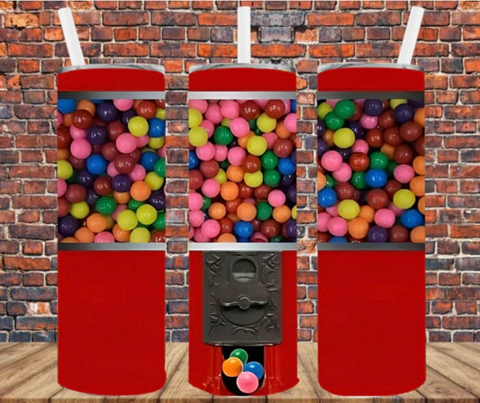 Gumball Machine skinny tumbler