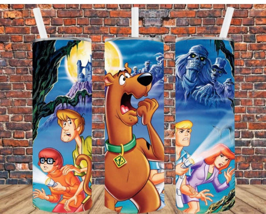 Scooby skinny tumbler