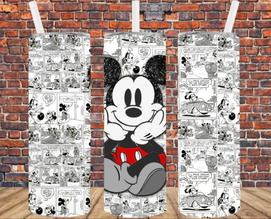 Mouse Cartoon Skinny Tumbler