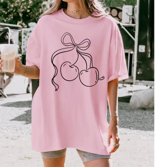 Coquette Cherries Tee