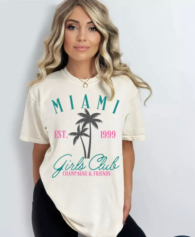 Miami girls club tee
