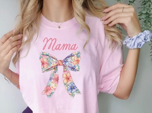 Mama bow tee