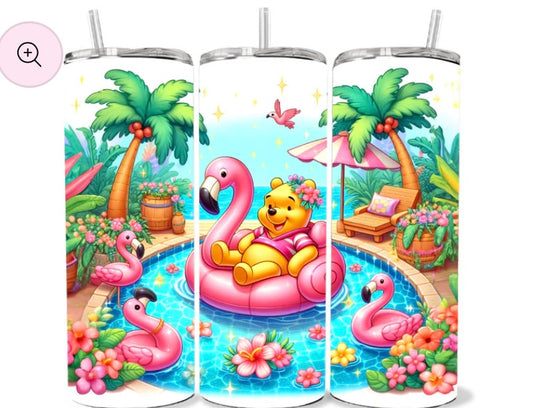 Bear Float Skinny Tumbler