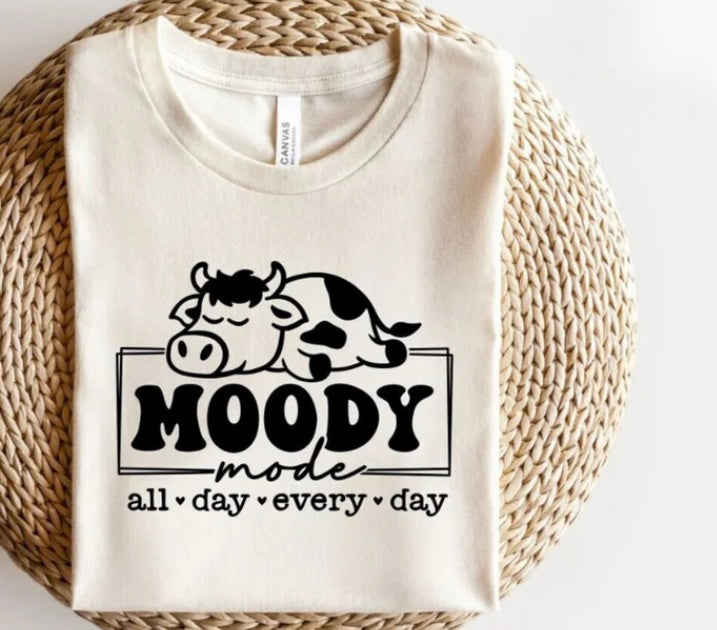 Moody mode tee