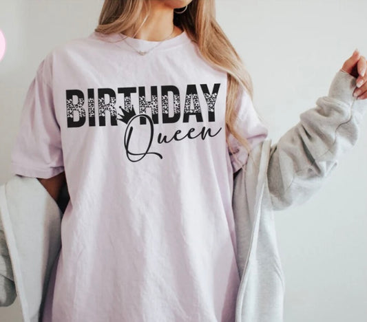 Birthday Queen tee