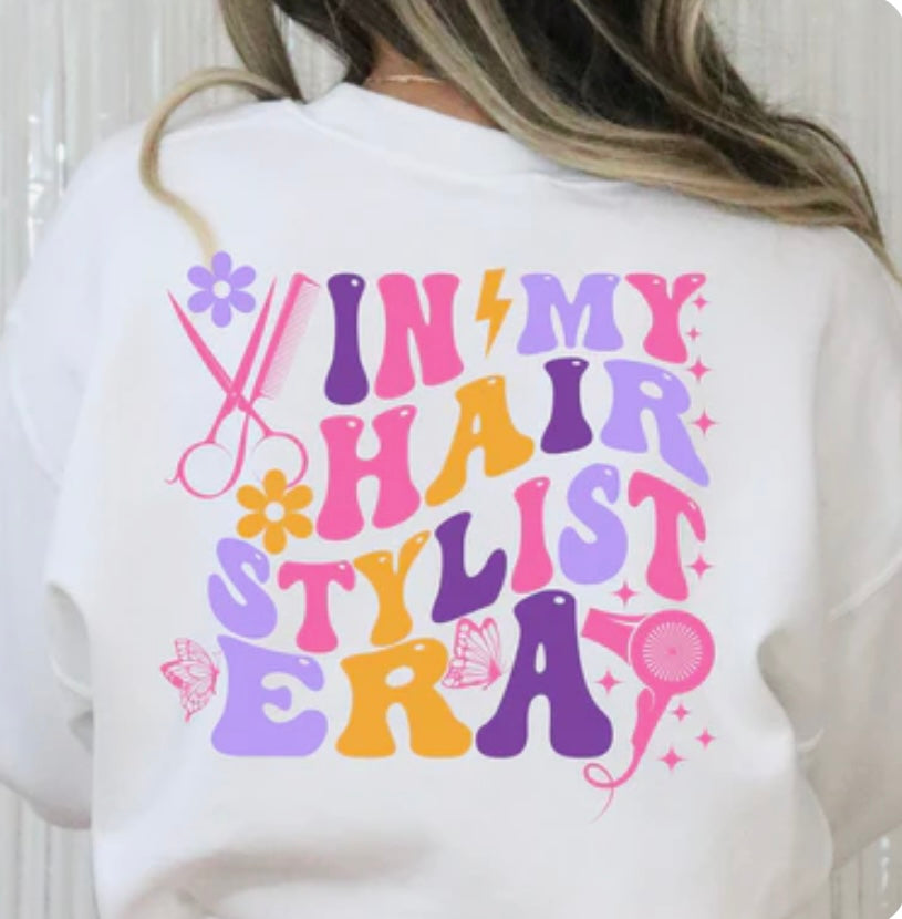 In My Hairstylist Era Crewneck