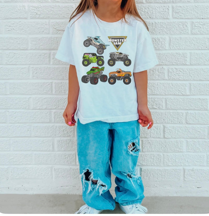 Monster Truck Kids Tee