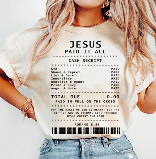 Jesus Paid Tee
