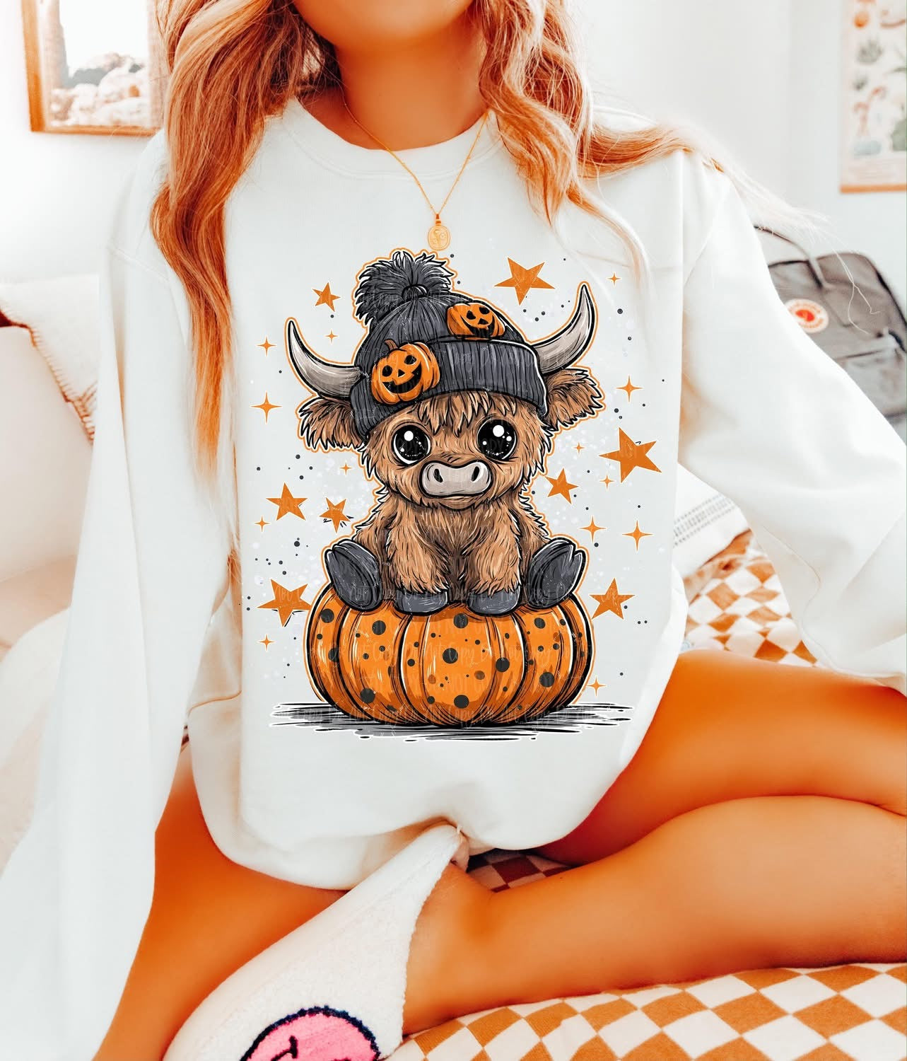 Highland Pumpkin Crewneck