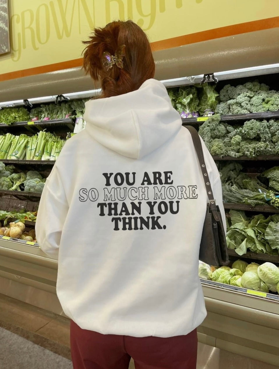 You are much more than you think crewneck