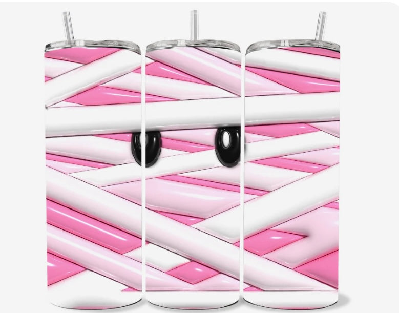 Pink Mummy tumbler