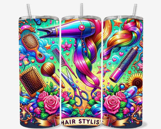 Hairstylist  Skinny tumbler